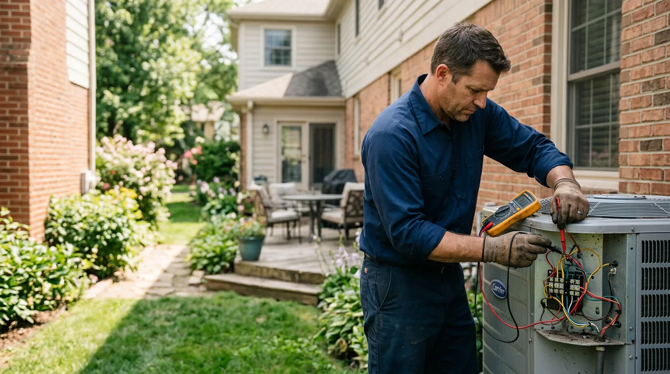 HVAC technician working near Twin Valley, MN